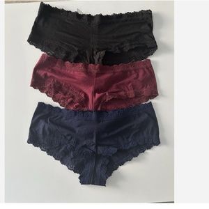 NEW Hamky Panky Dream Brazilian Bikini Panties 3-Pack Size M